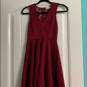 Maroon dress